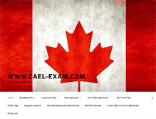 Tablet Screenshot of cael-exam.com